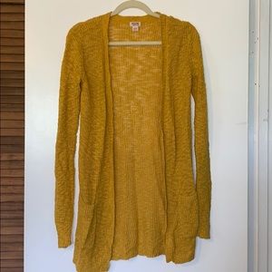 Mossimo Mustard Cardigan size XS